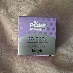 Benefit Porefessional Deep Retreat Mask in Purple Box 10 ml NWOT